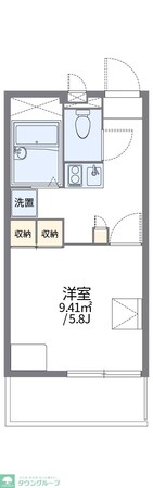 レオパレスSAKUの物件間取画像
